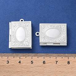 Gestell Messing Medaillon Anhänger&nbsp;KK-F090-04S