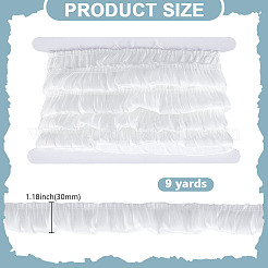 9 Yards Chiffon-Falten-Spitzenband&nbsp;OCOR-HY0002-38A-02