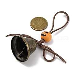Halloween Eisenglocke Hängeornamente&nbsp;HJEW-JM02427