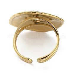 Anillos de dedo de acero inoxidable 304 con revestimiento iónico (IP)&nbsp;RJEW-C075-05B-G