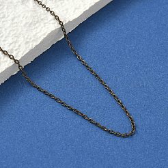 304 Edelstahl-Kabelkettenhalsketten für Unisex&nbsp;NJEW-K249-24AB