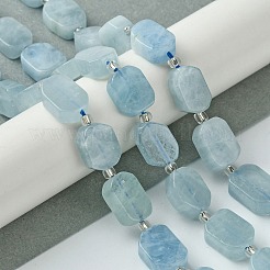 Natürliche Aquamarin Perlen Stränge&nbsp;G-C098-A10-01