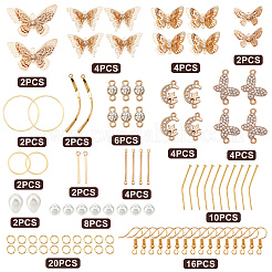 Kits para hacer pendientes de mariposa&nbsp;DIY-SC0018-69