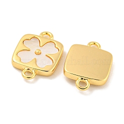 Natürliche Muschelblumen-Verbinder-Anhänger&nbsp;KK-P275-03G