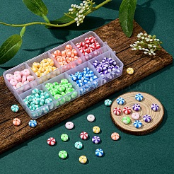 224 Stück 8 Farben handgefertigte Polymer Clay Perlen&nbsp;CLAY-YW0001-53
