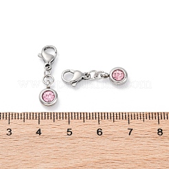 Colgantes de rhinestone de acero inoxidable 304&nbsp;STAS-D301-25P-19