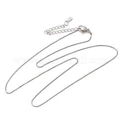 Colliers à chaîne en laiton de 0.6 mm&nbsp;NJEW-G341-01P