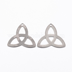 Pendentifs en acier inoxydable 201 résistant au ternissement&nbsp;STAS-L200-56P