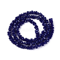 Opache perle di vetro fili&nbsp;GLAA-Q107-01A-A07