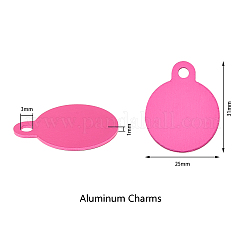 Aluminium-Anhänger&nbsp;ALUM-CJ0001-05