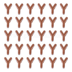 Perline europei acrilici opachi&nbsp;OACR-TAC0019-006Y