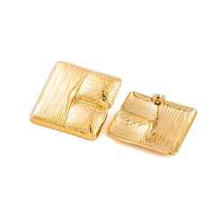 Pendientes de botón de acero inoxidable 304 con revestimiento iónico (IP) para mujer&nbsp;EJEW-P279-43G