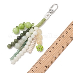 Pendentifs décoratifs en pierre naturelle mélangée&nbsp;HJEW-TA00464