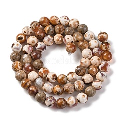 Naturelles feu crépitent agate perles brins&nbsp;G-G163-A01-01
