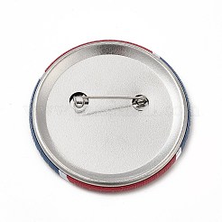 Épingles d'insigne rond plat en fer blanc de la fête de l'indépendance&nbsp;JEWB-G021-01C