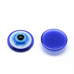 Glitter polvere resina cabochons male occhio&nbsp;CRES-S613-10mm-02