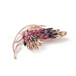 Strass-Schmetterlings-Brosche&nbsp;X1-JEWB-P016-03LG-03