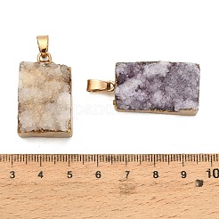 Natur druzy Achatanhänger&nbsp;GG-K002-20