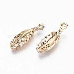 Ottone micro spianare pendenti zirconi&nbsp;KK-S359-040-RS