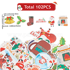 2 Satz selbstklebende PVC-Aufkleber mit Weihnachtsmotiven in 2 Stilen&nbsp;DIY-SC0032-86