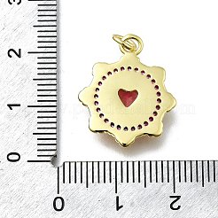 Pendentifs avec zircon cubiques à micro-pavés en laiton&nbsp;KK-K400-34G