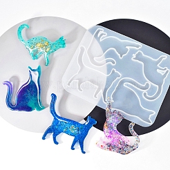 Stampi cabochon in silicone fai da te con silhouette per uso alimentare&nbsp;PW-WG18934-01
