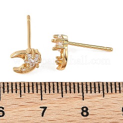 Orecchini a perno Shegrace in ottone con micro pavé di zirconi cubici&nbsp;XGRQ4N531-709G