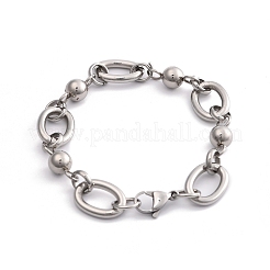 Anlaufgeschützte Kettenarmbänder aus Edelstahl 304&nbsp;BJEW-L661-09P