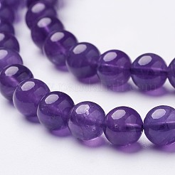 Natürliche Grade ab + Amethyst Perlenstränge&nbsp;GSR8mmC062-A