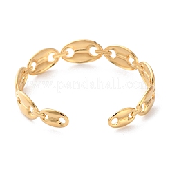 Bracelets manchettes en acier inoxydable 304 pour femmes&nbsp;BJEW-K263-05G-08