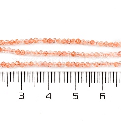 Natürliche sunstone Perlen Stränge&nbsp;G-F770-C01-01