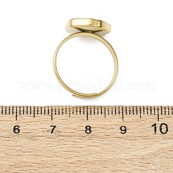 Anelli con polsino in acciaio inossidabile 304 per donna&nbsp;RJEW-B136-04A-G