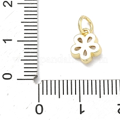 Pendentifs avec zircon cubiques à micro-pavés en laiton&nbsp;KK-K417-12G