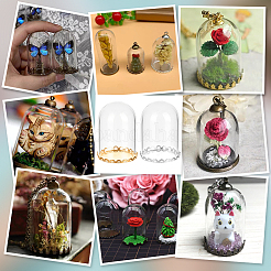 20 cloche en verre&nbsp;DIY-BC0015-33