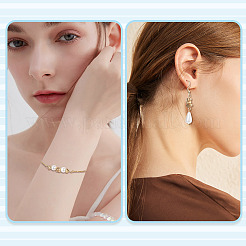 20 pièce 4 styles de perles en acier inoxydable 304&nbsp;STAS-TA0006-40