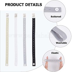 20 Stück elastische TPU-Bindebänder in 4 Farben&nbsp;FIND-GF0004-19