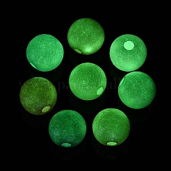 Leuchtende UV-beschichtete undurchsichtige Acrylperlen&nbsp;OACR-Q204-12MM-01