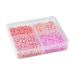 36g 4 Farben Backlack Glas Saatperlen&nbsp;SEED-FS0001-20B