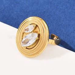 Manschettenringe aus Edelstahl 304 für Damen&nbsp;RJEW-S639-05G
