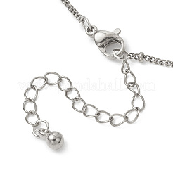 Herstellung von Satellitenkettenarmbändern aus Edelstahl 304&nbsp;AJEW-JB01578-02
