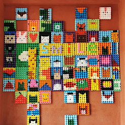1000 stücke 2 farben pe diy schmelzperlen sicherung perlen nachfüllungen&nbsp;DIY-SP0006-84