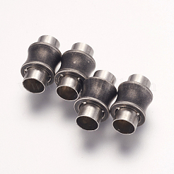 Fermoirs magnétiques en acier inoxydable 304 avec emembouts collées&nbsp;STAS-E144-054