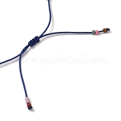 Armbänder aus geflochtenen Perlen aus Miyuki-Samen und natürlichem Kyanit&nbsp;BJEW-C061-05
