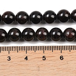 Runde natürlicher Granat Perlen Stränge&nbsp;X-G-D751-8mm
