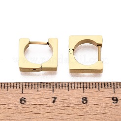 Boucles d'oreilles créoles en acier inoxydable 304&nbsp;STAS-T074-47G