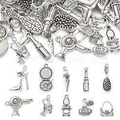 100 pièces 10 styles pendentifs en alliage de style tibétain&nbsp;TIBEP-CJ0002-29