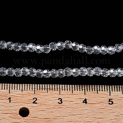 Placcare trasparente perle di vetro fili&nbsp;LS-EGLA-A035-T3mm-A19