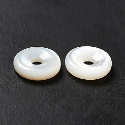 Natürlichen weißen Muschelperlen&nbsp;SHEL-G014-11B