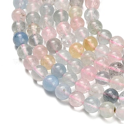 Fili di perline morganite naturale&nbsp;G-H329-C13-6mm-AA