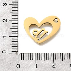 201 pendentifs en acier inoxydable&nbsp;STAS-A116-01G-10